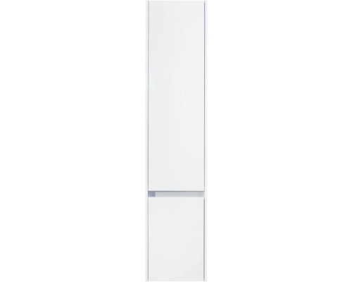 Kúpeľňová skrinka vysoká Sanox Dante biela vysoko lesklá 35 x 160 x 35 cm