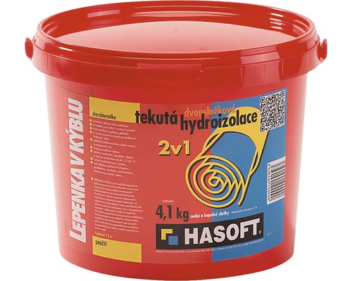 Tekutá lepenka HASOFT Lepenka vo vedre dvojzložková 4,1 kg Tekutá hydroizolácia vo vedre