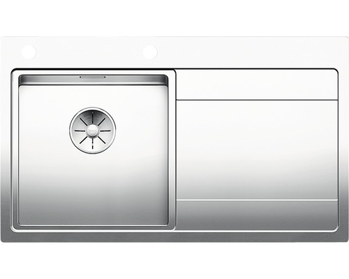 Nerezový drez Blanco DIVON II 45 S-IF 510 x 860 mm nehrdzavejúca oceľ hodvábny lesk 521657