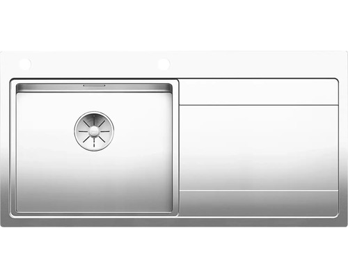 Nerezový drez Blanco DIVON II 5 S-IF 510 x 1000 mm nehrdzavejúca oceľ hodvábny lesk 521659