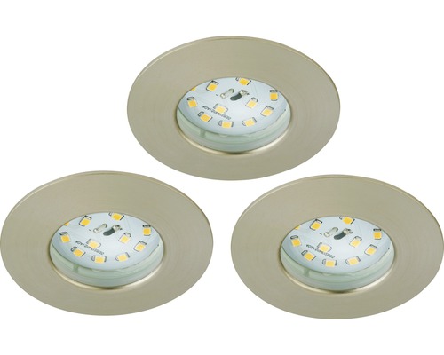 Tri LED vstavané bodové svietidlá