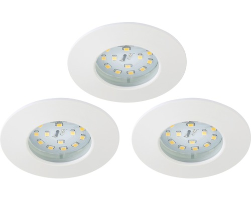 Tri LED vstavané svietidlá pre vnútorné použitie