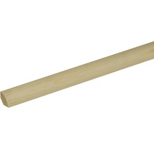 Štvrťkruhový drevený profil