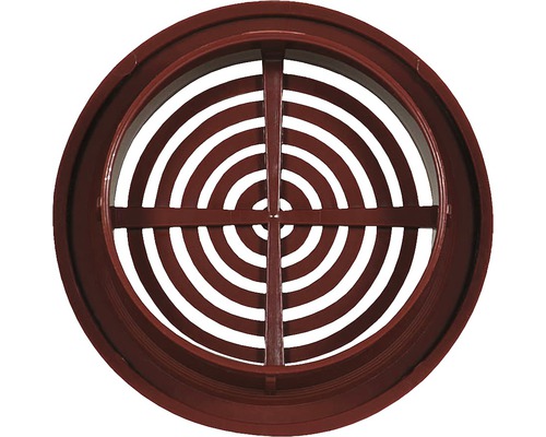 Okrúhla vetracia mriežka z plastu