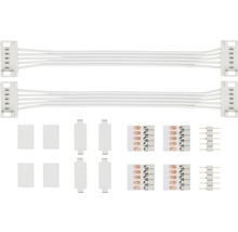 Sada konektorov pre LED pásiky s káblami, klipmi a konektormi