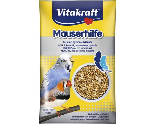 Doplnkové krmivo pre andulky Vitakraft pre výmenu peria 20 g Vitakraft Mauserhilfe pre andulky a exotické vtáctvo