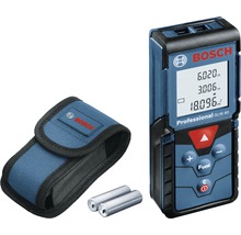 Laserový diaľkomer Bosch GLM 40 Professional s puzdrom a batériami