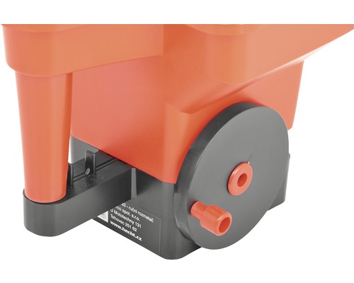 Detailný pohľad na rozmetadlo hnojív