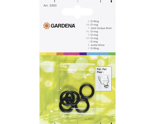 O- krúžok Gardena 9 mm, 5 ks