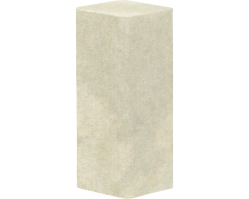 Zakončenie rohov PVC fóliované nimbus beige SF422 16,5 x 16,5 x 40 mm 2 kusy Obdĺžnikový brúsny blok