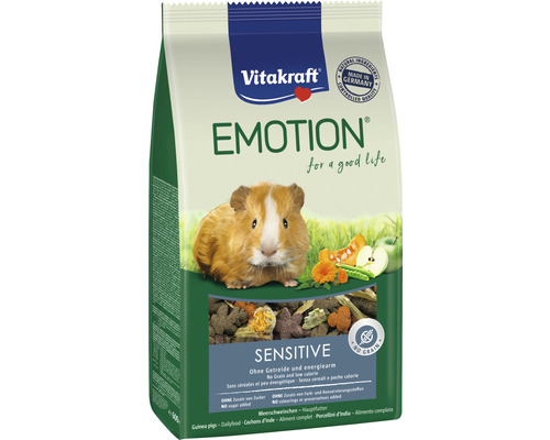 Krmivo pre morčatá Vitakraft Emotion Sensitive Selection 600 g Vitakraft Emotion Sensitive Kompletné krmivo pre morčatá