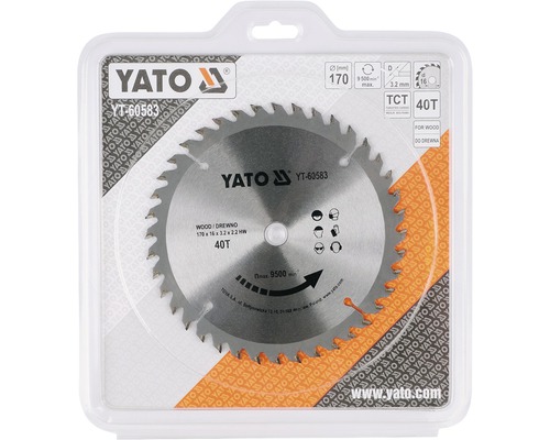 Pílový list Yato so 40 zubami v obale