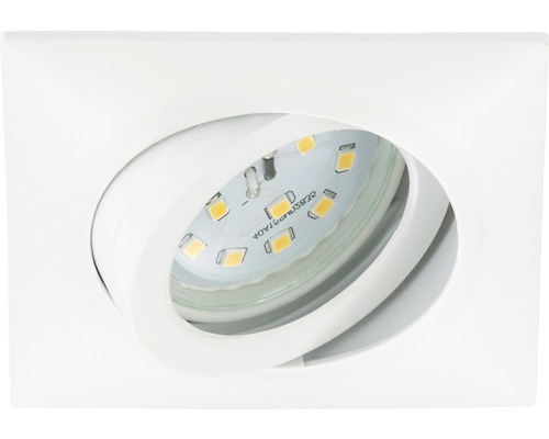 Štvorcové vstavané LED bodové svietidlo pre vnútorné použitie