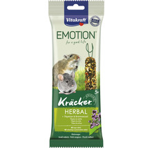 Maškrty pre hlodavce Vitakraft Emotion Kräcker s bylinkami 3 ks 75 g