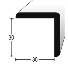 Rohový profil s rozmermi 30 x 30.