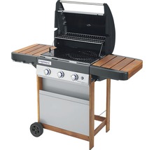 Gril CampinGaz s tromi horákmi, odkladacími plochami a kolieskami