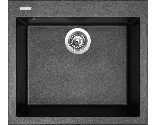 Granitový drez Sinks Cube 560 Metalblack