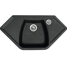 Granitový drez Sinks Naiky 980 Granblack