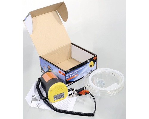 Odsávacie čerpadlo oleja s príslušenstvom a otvoreným balením