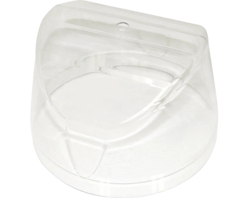 Kryt sprchovacieho kúta z priehľadného plastu