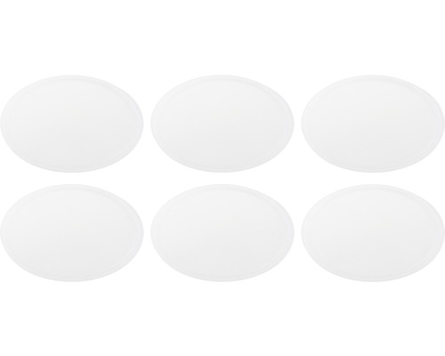 Šesť okrúhlych podložiek
