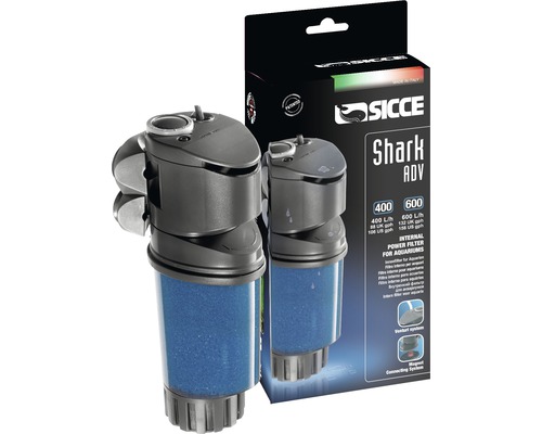 Vnútorný filter do akvária Sicce Shark ADV s obalom