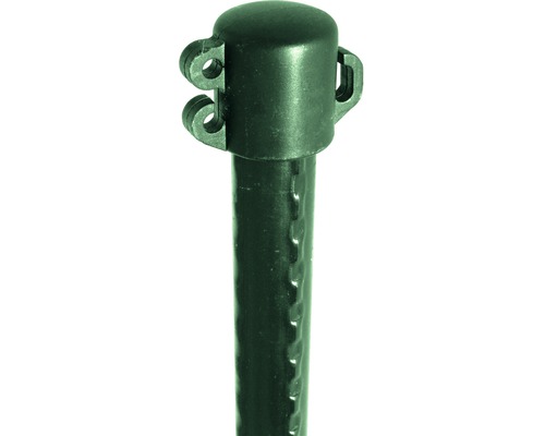 Stĺpik na plot Pilecký pre dekoračné pletivá 70 cm Ø 20 mm zelený