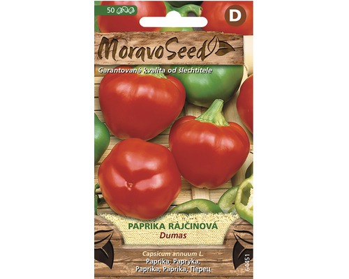 Paprika skorá rajčinová DUMAS MoravoSeed