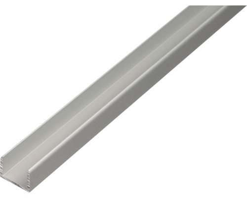 U profil hliník strieborný eloxovaný 8,9x10x1,5 mm, 1 m
