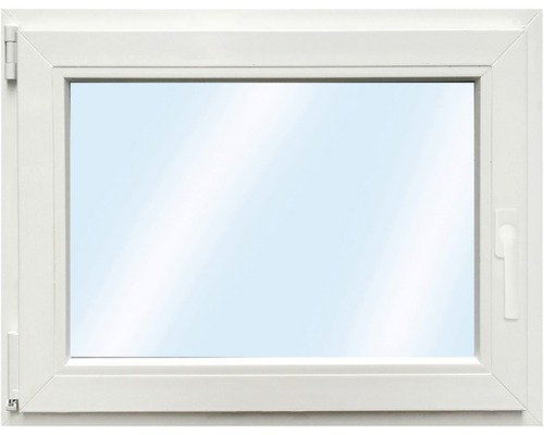 Plastové okno jednokrídlové ARON Basic biele 900 x 600 mm DIN ľavé