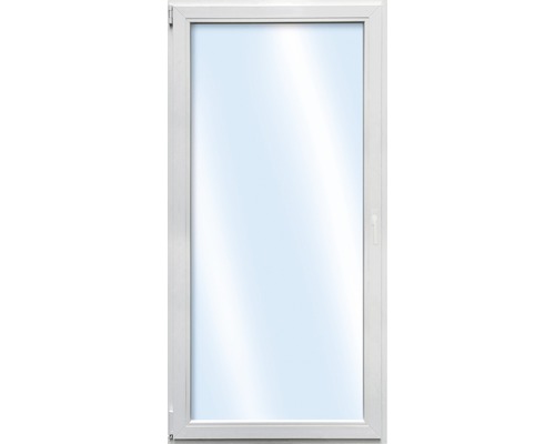 Balkónové dvere plastové jednokrídlové ARON Basic biele 1000 x 2100 mm DIN ľavé