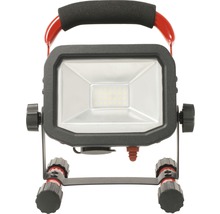 LED stavebný reflektor s rukoväťou a stojanom