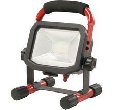 LED stavebný reflektor s rukoväťou a stojanom