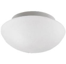 Stropné svietidlo s mliečnym skleneným tienidlom