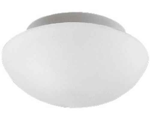 Stropné svietidlo s mliečnym skleneným tienidlom