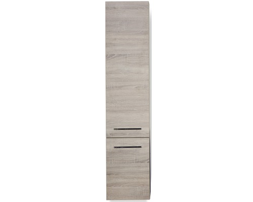 Kúpeľňová skrinka vysoká Sanox Straight dub sivý 35 x 160 x 35 cm