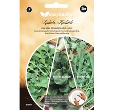 Balíček semien EasyGarden so šalátom poľníčkom, rukolou a špenátom