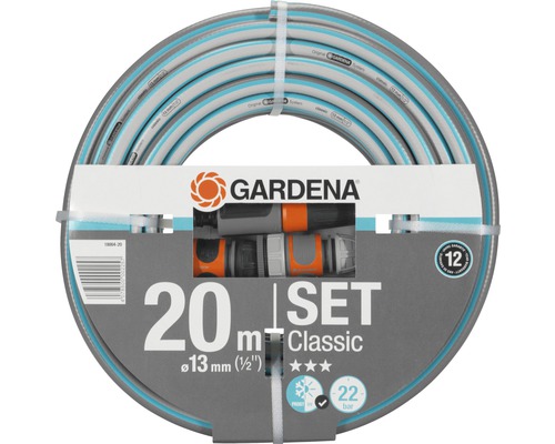 Hadica na vodu Gardena Classic 1/2" 20 m vr. armatúr