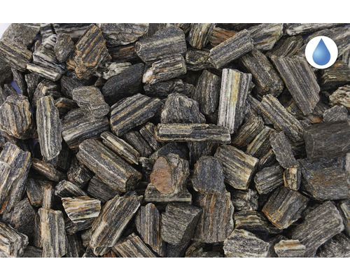 Detailný pohľad na serpentinitový dekoračný štrk pre záhradné a krajinárske úpravy