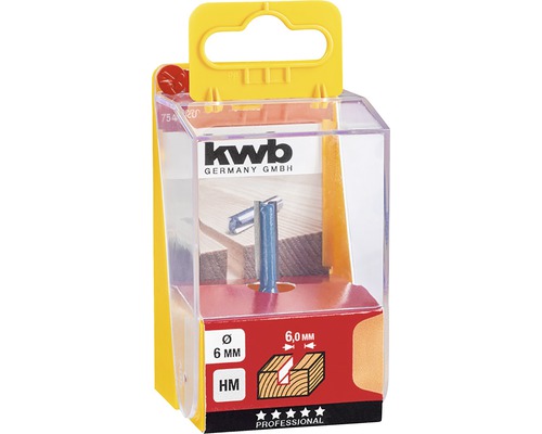 Drážkovacia fréza s priemerom 6 mm v balení