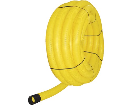 Žltá flexibilná hadica v kotúči