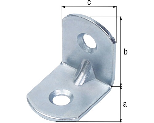 Rohová spojka s rozmermi