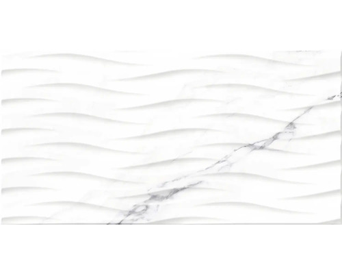 Obklad imitácia mramoru Verona deco blanco 32 x 62,5 cm