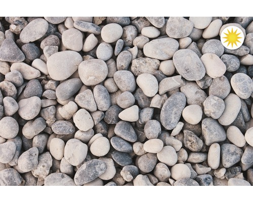 Detailný záber na okrasné kamienky