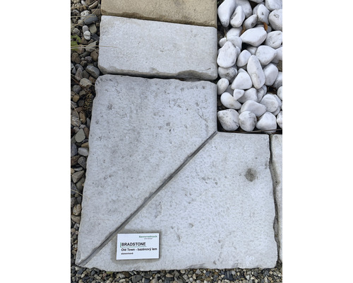 Betónová dlažba Bradstone Oldtown rohový prvok 45 x 45 x 4 cm