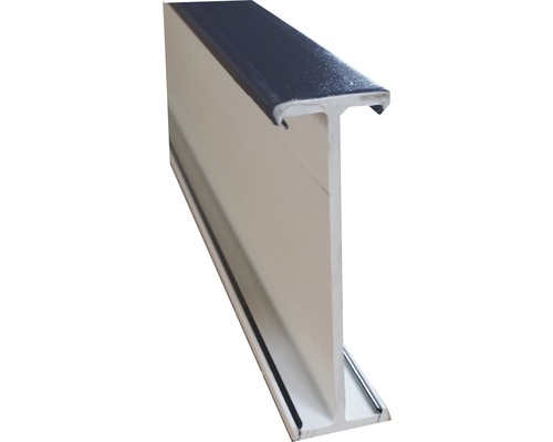 Spojovací profil ARON Basic biely / antracit D: 1400 mm Plastový H profil
