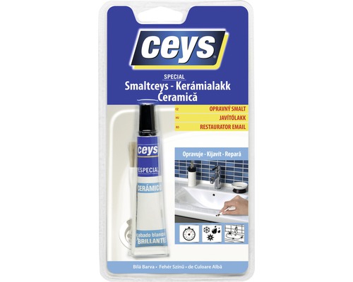 Opravný smalt na keramiku
Ceys Special SmaltCeys 15 ml Ceys Special Smaltovaný keramický lak na opravu keramických povrchov