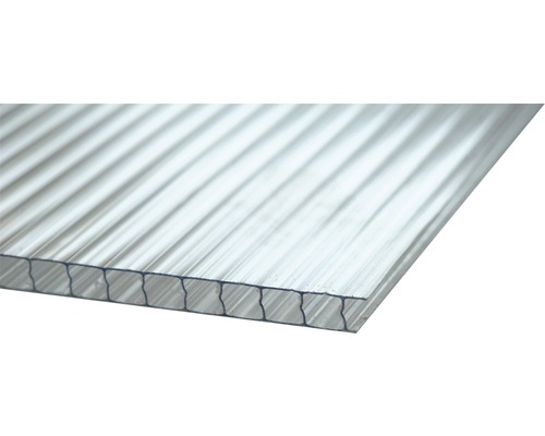 Polykarbonátová doska Bravo dutinková 2000 x 1050 x 10 mm číra Vlnitá doska z plastu