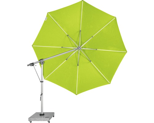 Výkyvný slnečník s kamennou základňou