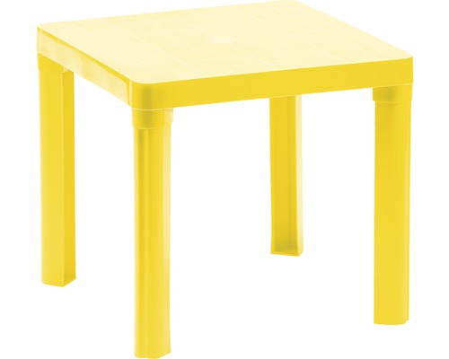 Detský stolík plastový Baby 46x46x42 cm žltý